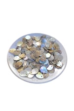 10x14 mm Yandan Delikli Damla Şekilli Pul Doğal Taş (20 Adet)
