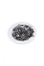10x5 mm Dikme Taş Metalik Gri Boncuk (30 Gr 270 Adet)