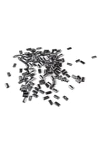 10x5 mm Dikme Taş Metalik Gri Boncuk (30 Gr 270 Adet)
