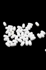 11x20 mm Silindir Şeklinde Beyaz Plastik Boncuk Takı Malzemesi 4 mm (10 Adet)