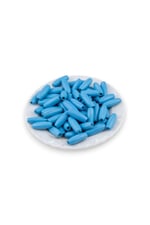 12 Mm Arpa Açık Mavi (22X6 MM) Ahşap Boncuk 35 gr (70 ADET)
