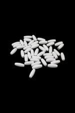 12 Mm Arpa Beyaz (22X6 MM) Ahşap Boncuk 35 gr (70 ADET)