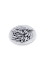 12 Mm Arpa Gümüş (22X6 MM) Ahşap Boncuk 35 gr (70 ADET)