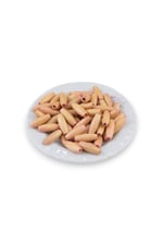 12 Mm Arpa Ikili Krem (22X6 MM) Ahşap Boncuk 35 gr (70 ADET)
