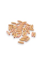 12 Mm Arpa Ikili Krem (22X6 MM) Ahşap Boncuk 35 gr (70 ADET)