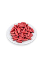 12 Mm Arpa Kırmızı (22X6 MM) Ahşap Boncuk 35 gr (70 ADET)