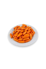 12 Mm Arpa Koyu Turuncu (22X6 MM) Ahşap Boncuk 35 gr (70 ADET)
