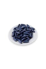12 Mm Arpa Lacivert (22X6 MM) Ahşap Boncuk 35 gr (70 ADET)
