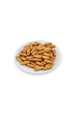 12 Mm Arpa Şeritli Açık Kahve (22X6 MM) Ahşap Boncuk 35 gr (70 ADET)