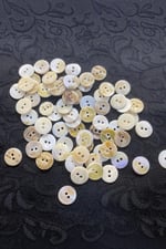 12 mm Çift Delikli Düğme Doğal Taş (20 Adet)