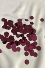 12 mm Fuşya Yandan Delikli Pul Payet 25 Gram (Tülbent, Oya, Havlu Malzemesi)