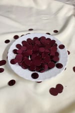 12 mm Fuşya Yandan Delikli Pul Payet 25 Gram (Tülbent, Oya, Havlu Malzemesi)