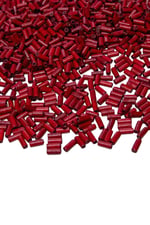 12 mm Silindir Kırmızı Ahşap Boncuk 50 gr