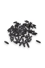 12 Mm Siyah (22X6 MM) Ahşap Boncuk 35 gr (70 ADET)