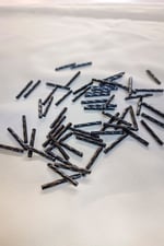 12 mm Siyah Burgulu Boru Boncuk (50 Gr)