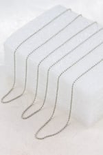 1,2 mm Top Zincir Aksesuar Takı Malzemesi 2 Metre