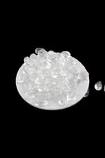 12x18 mm Damla İçten Delikli Şeffaf Akrilik Boncuk (25 Gr 17 Adet)
