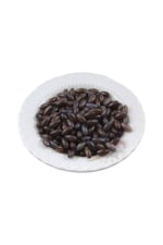 12x5 mm Oval Kahverengi İçten Delikli Boncuk Aksesuar Takı Malzemesi (20 Adet)