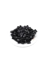 12X8 mm Siyah İçten Delikli Boncuk Aksesuar Takı Malzemesi (20 Adet)