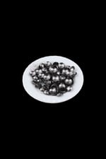 13 mm Metalik Gri Bombeli Pul Payet (30 Gr 55 Adet)