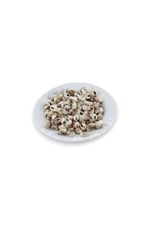 14 mm Kahverengi Desen Deniz Kabuğu Boncuk (77 Adet)