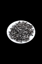 14x5 mm Metalik Gri Arpa Takı Malzemesi Boncuk (30 Gr 170 Adet)