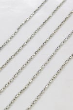 1,5 mm Gümüş Top Zincir Aksesuar Takı Malzemesi 2 Metre