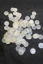 15 mm Yandan Delikli Doğaltaş Çanta Pulu (30 Adet)