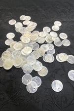 15 mm Yandan Delikli Doğaltaş Çanta Pulu (30 Adet)