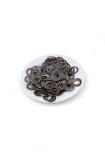 16,5x3 mm Halka Çift Delik Ortası Açık Pul Payet (30 Gr 70 Adet)