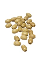 2 Cm Oval Ahşap Boncuk (10'LU)
