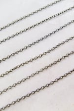2 mm Antrasit Zincir Aksesuar Takı Malzemesi 2 Metre