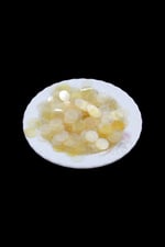2 Ton Şeffaf Sarı 12 mm Yandan Delikli Plastik Pul Payet 30 Gr (Tülbent, Oya, Havlu Malzemesi)