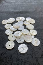 20 mm Çift Delikli Düğme (Gerçek ) (10 Adet)