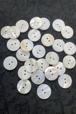 20 mm Çift Delikli Düğme (Gerçek ) (10 Adet)