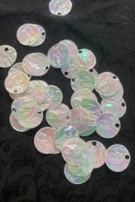 25 mm Yandan Delikli Krem Janjan Çanta Pulu (25 Gram)
