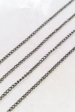 3 mm Antrasit Zincir Aksesuar Takı Malzemesi 2 Metre