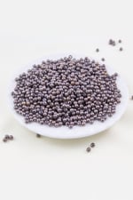 4 mm 2 Renk Koyu Kahve Plastik İnci Boncuk Aksesuar Takı Malzemesi (25 Gr)