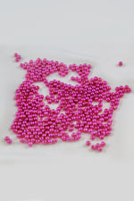 4 mm 2 Renk Pembe Plastik İnci Boncuk Aksesuar Takı Malzemesi (25 Gr)