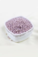 4 mm Açık Lila Tonları Cam İnci Boncuk Aksesuar Takı Malzemesi (30 Gr 330 Adet)
