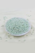 4 mm Açık Mint Yeşili Plastik İnci Boncuk Aksesuar Takı Malzemesi (25 Gr)