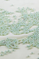 4 mm Açık Mint Yeşili Plastik İnci Boncuk Aksesuar Takı Malzemesi (25 Gr)
