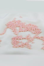 4 mm Açık Uçuk Pembe Plastik İnci Boncuk Aksesuar Takı Malzemesi (25 Gr)