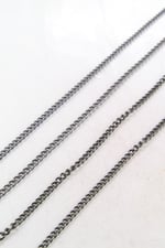 4 mm Antrasit Zincir Aksesuar Takı Malzemesi 2 Metre