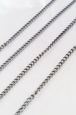 4 mm Antrasit Zincir Aksesuar Takı Malzemesi 2 Metre