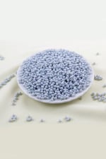 4 mm Beyazımsı Gri Plastik İnci Boncuk Aksesuar Takı Malzemesi (25 Gr)