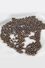 4 mm Bronz 2 Renk Cam İnci Boncuk Aksesuar Takı Malzemesi (30 Gr 330 Adet)