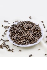 4 mm Bronz 2 Renk Cam İnci Boncuk Aksesuar Takı Malzemesi (30 Gr 330 Adet)