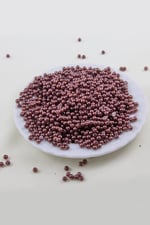 4 mm Canlı Kahve Plastik İnci Boncuk Aksesuar Takı Malzemesi (25 Gr)