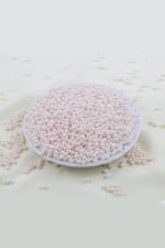 4 mm Çift Renk Karışık Krem Tonlar Plastik İnci Boncuk Malzemesi (25 Gr)